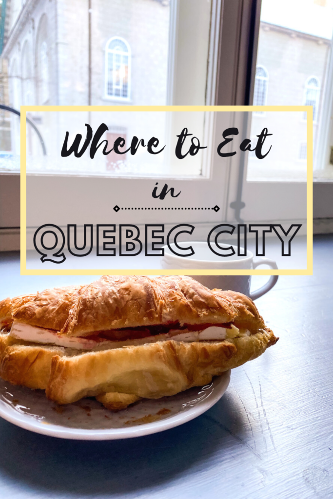 Where to eat in Quebec City graphic